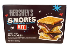 HERSHEY'S S'mores Kit Box (4 Bars HERSHEY'S Milk Chocolate Standard Bars, 1 Bag Marshmallows and 1 Pack of Graham Crackers) - 14oz(396g) X 1 Box