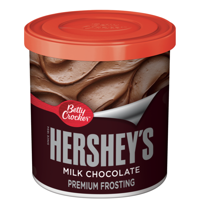 (S2-03) CASE - Betty Crocker Gluten Free Hershey Milk Chocolate Frosting, 16 oz (453g) x 8 unit