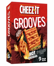SINGLE - Cheez-IT Grooves - Scorchin Hot Cheddar 9oz (255g) x 1 unit