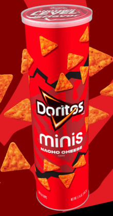 SINGLE - Chips - Minis - Doritos - Original Nacho Cheese Flavored 5.125oz x 1 unit