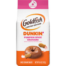 SINGLE - Goldfish Grahams Pumpkin Spice - Dunkin 6.6oz (187g) x 1 unit