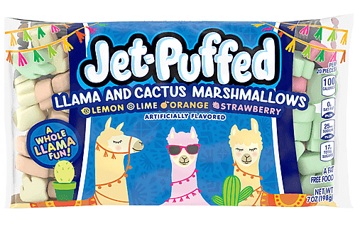 SINGLE - Jet-Puffed LLAMA and CACTUS 7oz (198g) x 1 unit