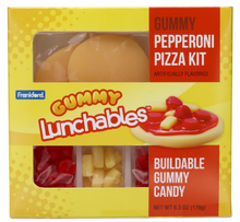 SINGLE - Kraft Lunchables Gummy - Pepperoni Pizza Set Candy 6.3oz (179g) x 1 unit