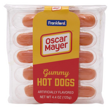 SINGLE - Oscar Mayer Gummy Hot Dogs 4.4oz (125g) x 1 unit