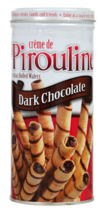 Single - Pirouline - Cream Filled Wafers - Dark Chocolate 3.25oz x 1 unit