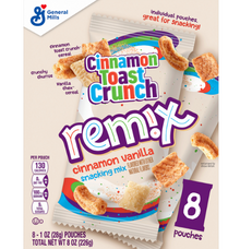 SINGLE - Snack Mix - Cinnamon Toast Crunch Remix 8-PK 8oz (226g) x 1 Unit