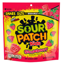 Sour Patch - Strawberry SUB Bag 12 oz x 12 unit