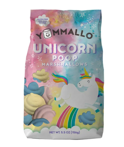 SINGLE - Yummallo Unicorn Poop Marshmallow 5.5 oz (156g) x 1 unit