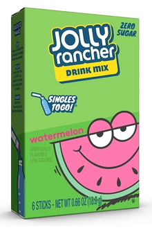 (S5-06) US - Drink Mix - Jolly Rancher - Watermelon (6 Pack) x 12 units