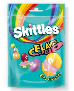 (S6-05) UK - Skittles - Flavour Flip 136g x 15 Units