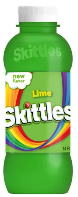 (S5-02) US - BEVERAGE - Skittles - Lime 14 OZ (414ML) x 12 UNITS