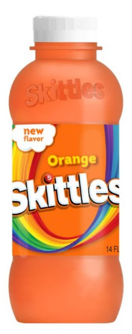 (S5-02) BEVERAGE - Skittles - Orange 14 OZ (414ML) x 12 UNITS