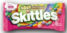 Bundle - 6 Units x SKITTLES - SOUR WILD BERRY 51g