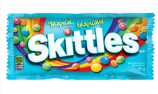(S1-05) Skittles Tropical Fruit - 61g x 36 units