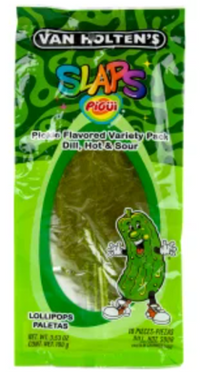 (S6-06) Slaps Candy - Van Holtens Pickle 10-Pk 3.33OZ (95g) x 25 units