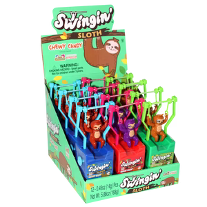(S1-02) Box - CHINA - KIDSMANIA SWINGIN SLOTH 0.49OZ X 12 UNITS