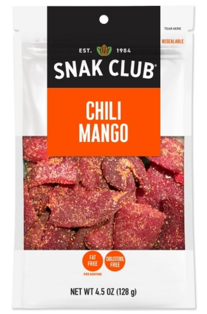 (S6-10) US - Snak Club - Dried Chili Mango 4.5oz (128g) x 1 unit