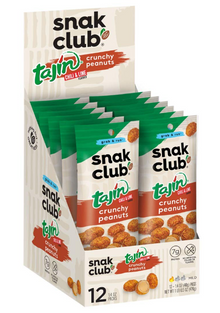 Snak Club - Tajin - Crunchy Peanuts 1.4oz (40g) x 12 units