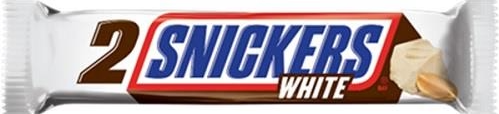(S3-02) Snickers - Branco - White Chocolate 80.5g - King Size x 24 Units