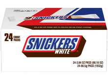 (S2-03) US - Snickers - White - Share Size 2.84oz x 24 Units