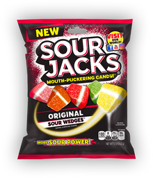 (S6-04) Bundle - Spain - Sour Jacks Peg Bag - ORIGINAL Sour Wedges 5oz (142g) x 2 units