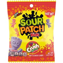 Sour Patch Kids Asst - Crush - PEG Bag 5 oz x 12 units