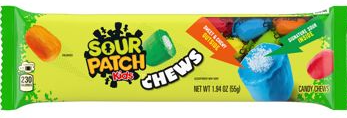 (S1-06) Sour Patch Kids Chews Assorted 1.94 oz (55g) x 18 Units