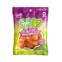 (S1-04) Huer - Peg Bag 120g - Peach Slices - Sour x 24 units
