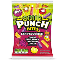 (S1-08) Peg Bag - Sour Punch Bites - Fan Favorites 5oz (142g) x 12 units