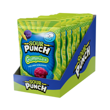 (S6-07) Box - US - Peg Bag - Sour Punch Gummies 6.75oz x 8 Units - SugarMarket.ca