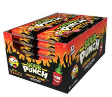 (S1-06) Sour Punch Scorchin' Straws Tray 4.5oz (128g) x 12 Units
