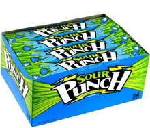 (S1-09) US - Sour Punch Straws - Blue Raspberry standard size x 2oz (57g) x 24 units - SugarMarket.ca