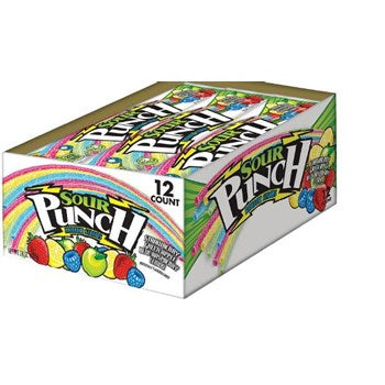(S1-06) US - Sour Punch Straws - Rainbow standard size x 2oz (57g) x 24 units