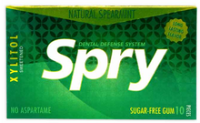 SPRY CHEWING GUM XYLITOL - SPEARMINT 0.42oz x 20 units