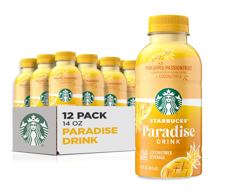 (S5-03) Beverage - Starbucks - Paradise Drink- Pineapple Passionfruit with Coconut Milk 14 FL OZ (355ML) x 12 units (Buyer is responsible if drinks may leak during shipping and weather) (Best Before - April 3,2026)