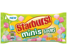 (S1-03)  US - Starburst Mini Sours - Standard Size 1.85 oz x 24 units