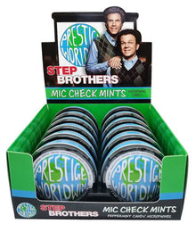 (S1-09) CHINA - Boston American - Stepbrothers Prestige Worldwide Mic Check Mints Tin X 12 Units