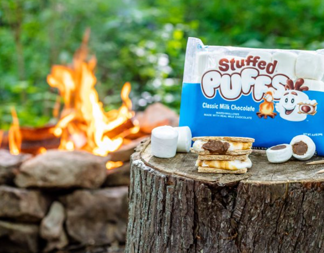 (S7-01) CASE - Stuffed Puffs - Classic Milk Chocolate 8.6oz (244g) x 6 units