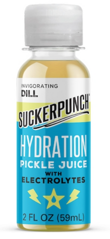 (S1-08) US - Suckerpunch Gourmet - Hydration Pickle Juice - Dill Original 2 fl oz (59ml) x 12 units