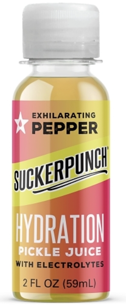 (S1-08) US - Suckerpunch Gourmet - Hydrate  Pickle Juice - Spicy 2 fl oz (59ml) x 12 units