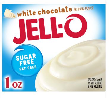 (S6-11) US -  Sugar Free - Kraft Jell-O Instant Pudding - White Chocolate 1oz (28g) X 24 Units
