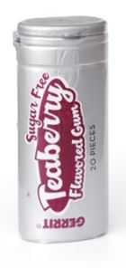 (S7-10) Box - MOROCCO - Sugar Free - Nostalgia Teaberry Gum Tube (20 pieces) x 12 units - SugarMarket.ca