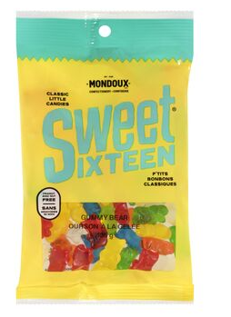 (S9-04) SWEET SIXTEEN - GUMMI BEARS 135g x 6 units