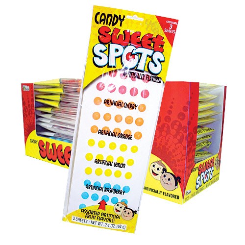 Sweet Spots - Candy Buttons 3 sheets x 2oz x 36 units