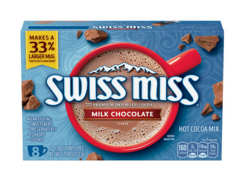 SINGLE - Swiss Miss Hot Cocoa Mix - Original Milk Chocolate (8 Envelops) x 1 unit