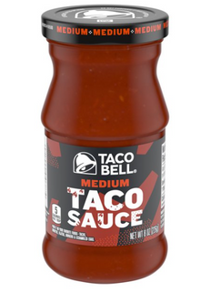 Single - Taco Bell - Medium - Taco Sauce, 8oz (226g) x 1 Bottle