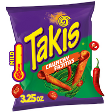 (S6-12) Chips - Takis - Crunchy Fajitas 3.25oz (92.3g) x 20 Units