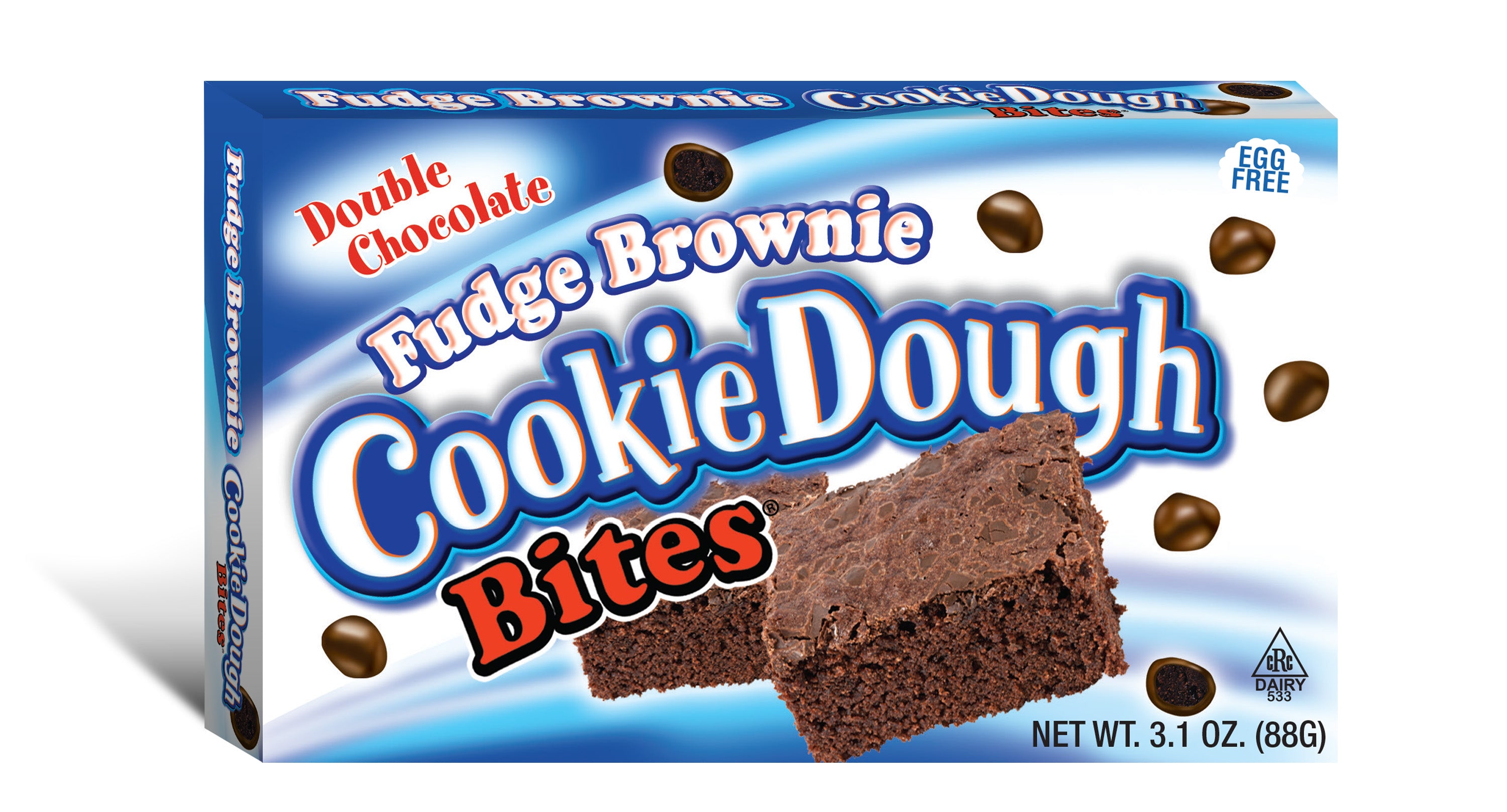 (S2-08) US - Theater Box Cookie Dough Bites Fudge Brownie 3.1 oz x12 units
