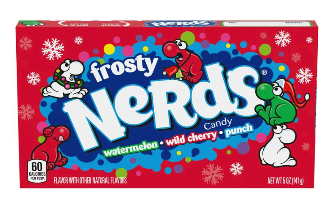 (S8-08) XMAS - Theater Box Frosty Nerds 5oz (142g) x 12 Units