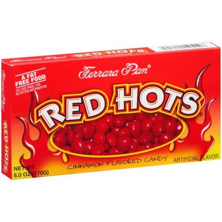 (S1-04) Box - MEXICO - Theater Box Ferrara Pan Red Hots 5 oz x 12 units - SugarMarket.ca